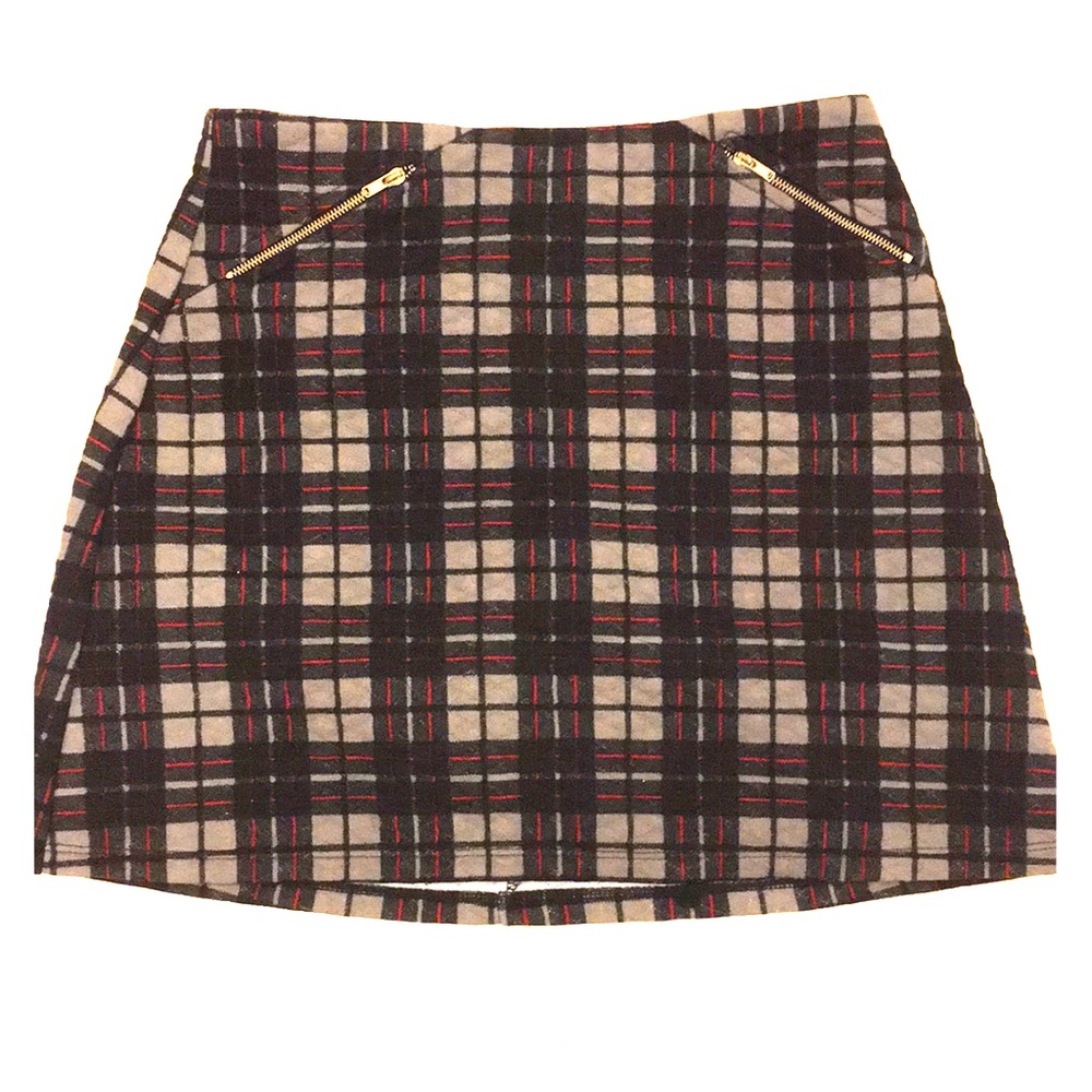 Plaid miniskirt